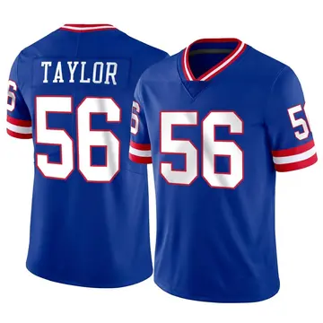 Nike Lawrence Taylor Men's Limited New York Giants Classic Vapor Jersey