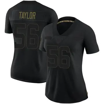 Nike Lawrence Taylor Women's Limited New York Giants Black 2020 Salute To Service Jersey
