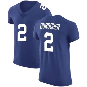 Nike Leo Durocher Men's Elite New York Giants Royal Team Color Vapor Untouchable Jersey
