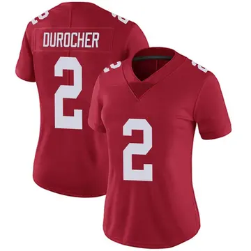 Nike Leo Durocher Women's Limited New York Giants Red Alternate Vapor Untouchable Jersey