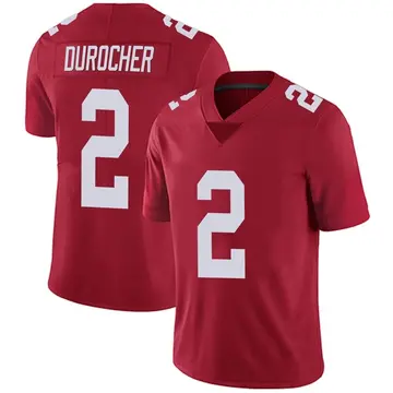 Nike Leo Durocher Youth Limited New York Giants Red Alternate Vapor Untouchable Jersey