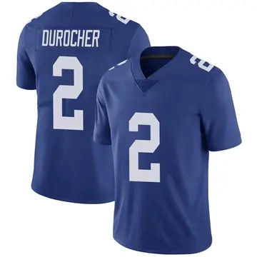 Nike Leo Durocher Youth Limited New York Giants Royal Team Color Vapor Untouchable Jersey
