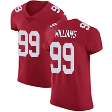 Nike Leonard Williams Men's Elite New York Giants Red Alternate Vapor Untouchable Jersey
