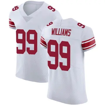 Nike Leonard Williams Men's Elite New York Giants White Vapor Untouchable Jersey