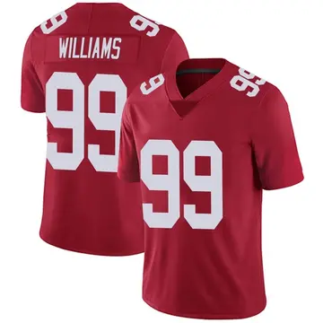 Nike Leonard Williams Men's Limited New York Giants Red Alternate Vapor Untouchable Jersey