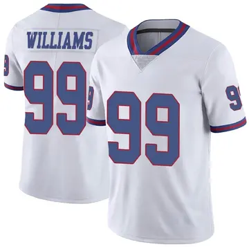 Nike Leonard Williams Youth Limited New York Giants White Color Rush Jersey