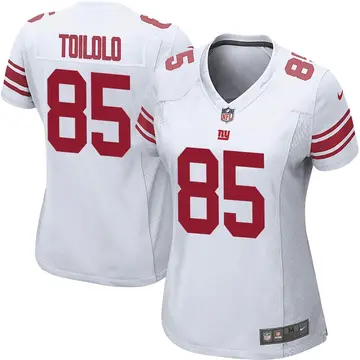 Nike Levine Toilolo Women's Game New York Giants White Jersey