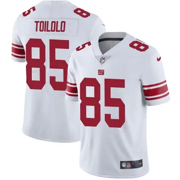 Nike Levine Toilolo Youth Limited New York Giants White Vapor Untouchable Jersey