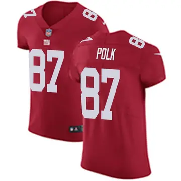 Nike Makai Polk Men's Elite New York Giants Red Alternate Vapor Untouchable Jersey