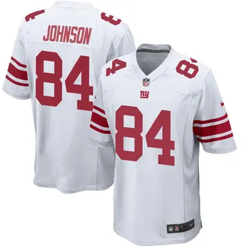 Nike Marcus Johnson Men's Game New York Giants White Jersey