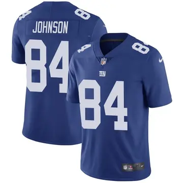 Nike Marcus Johnson Men's Limited New York Giants Royal Team Color Vapor Untouchable Jersey