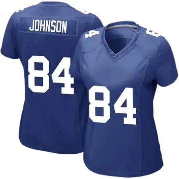 Nike Marcus Johnson Women's Game New York Giants Royal Team Color Jersey