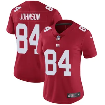 Nike Marcus Johnson Women's Limited New York Giants Red Alternate Vapor Untouchable Jersey