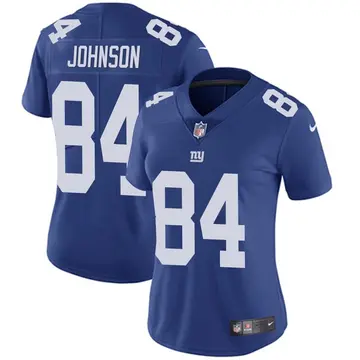 Nike Marcus Johnson Women's Limited New York Giants Royal Team Color Vapor Untouchable Jersey