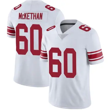 Nike Marcus McKethan Youth Limited New York Giants White Vapor Untouchable Jersey