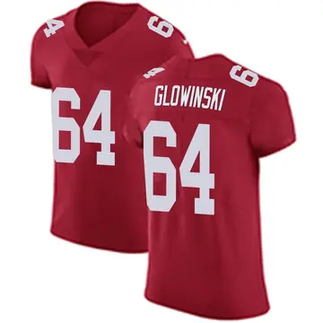 Nike Mark Glowinski Men's Elite New York Giants Red Alternate Vapor Untouchable Jersey