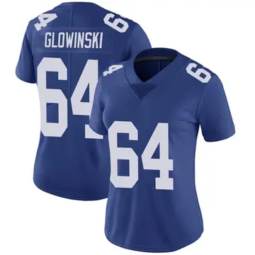 Nike Mark Glowinski Women's Limited New York Giants Royal Team Color Vapor Untouchable Jersey
