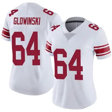 Nike Mark Glowinski Women's Limited New York Giants White Vapor Untouchable Jersey