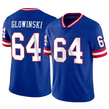 Nike Mark Glowinski Youth Limited New York Giants Classic Vapor Jersey