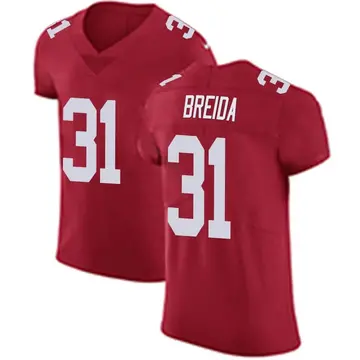 Nike Matt Breida Men's Elite New York Giants Red Alternate Vapor Untouchable Jersey