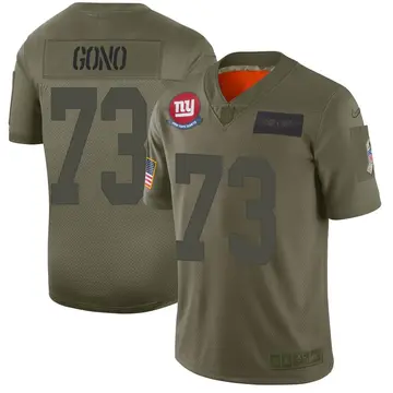 Nike Matt Gono Men's Limited New York Giants Camo 2019 Salute to Service Jersey