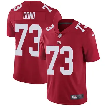 Nike Matt Gono Men's Limited New York Giants Red Alternate Vapor Untouchable Jersey