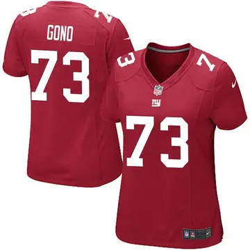 Nike Matt Gono Women's Game New York Giants Red Alternate Jersey