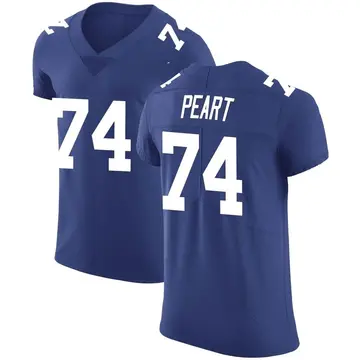 Nike Matt Peart Men's Elite New York Giants Royal Team Color Vapor Untouchable Jersey