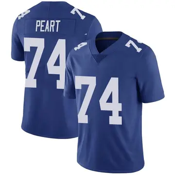 Nike Matt Peart Men's Limited New York Giants Royal Team Color Vapor Untouchable Jersey