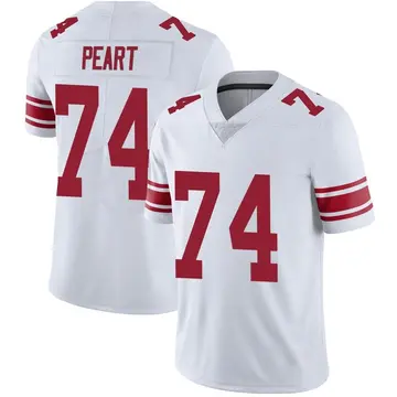 Nike Matt Peart Men's Limited New York Giants White Vapor Untouchable Jersey
