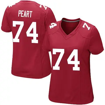 Nike Matt Peart Women's Game New York Giants Red Alternate Jersey