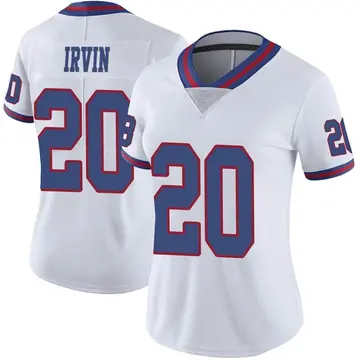 Nike Monte Irvin Women's Limited New York Giants White Color Rush Jersey