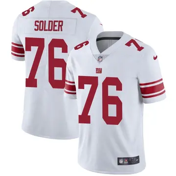 Nike Nate Solder Youth Limited New York Giants White Vapor Untouchable Jersey