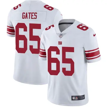 Nike Nick Gates Men's Limited New York Giants White Vapor Untouchable Jersey