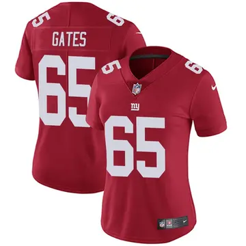 Nike Nick Gates Women's Limited New York Giants Red Alternate Vapor Untouchable Jersey