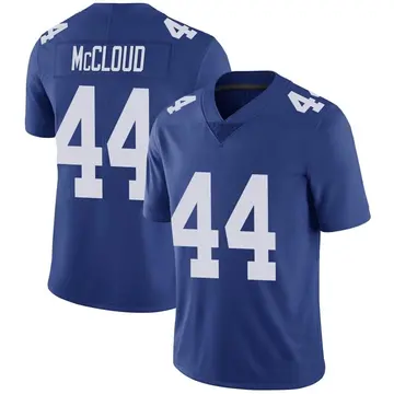 Nike Nick McCloud Men's Limited New York Giants Royal Team Color Vapor Untouchable Jersey