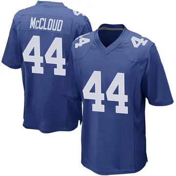 Nike Nick McCloud Youth Game New York Giants Royal Team Color Jersey