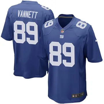 Nike Nick Vannett Youth Game New York Giants Royal Team Color Jersey