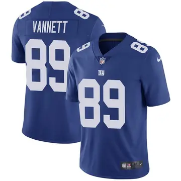 Nike Nick Vannett Youth Limited New York Giants Royal Team Color Vapor Untouchable Jersey