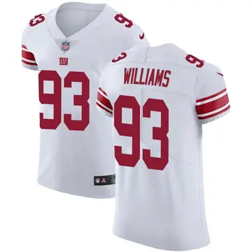 Nike Nick Williams Men's Elite New York Giants White Vapor Untouchable Jersey