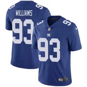 Nike Nick Williams Men's Limited New York Giants Royal Team Color Vapor Untouchable Jersey