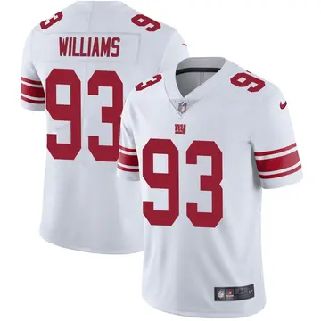 Nike Nick Williams Men's Limited New York Giants White Vapor Untouchable Jersey