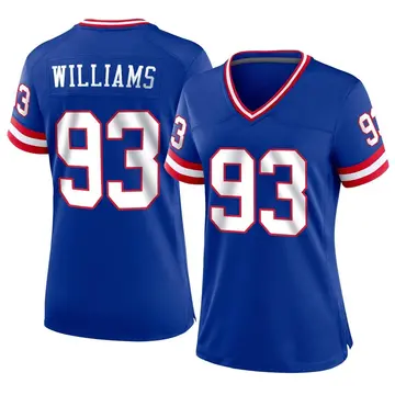 Nike Nick Williams Women's Game New York Giants Royal Classic Jersey
