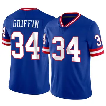 Nike Olaijah Griffin Men's Limited New York Giants Classic Vapor Jersey