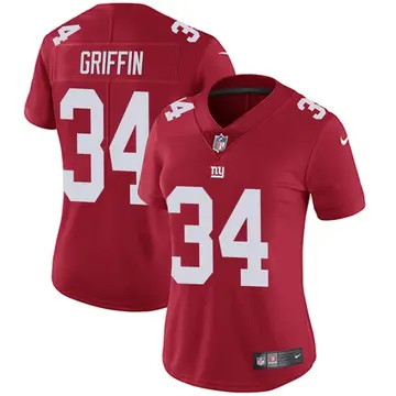 Nike Olaijah Griffin Women's Limited New York Giants Red Alternate Vapor Untouchable Jersey