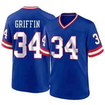 Nike Olaijah Griffin Youth Game New York Giants Royal Classic Jersey