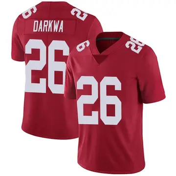 Nike Orleans Darkwa Men's Limited New York Giants Red Alternate Vapor Untouchable Jersey