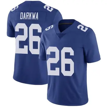 Nike Orleans Darkwa Men's Limited New York Giants Royal Team Color Vapor Untouchable Jersey
