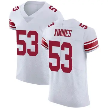 Nike Oshane Ximines Men's Elite New York Giants White Vapor Untouchable Jersey