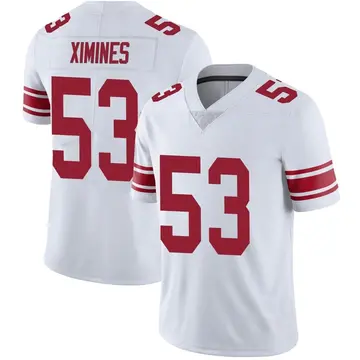 Nike Oshane Ximines Men's Limited New York Giants White Vapor Untouchable Jersey